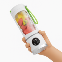 Портативный блендер в бутылке с USB-зарядкой, 12 лезвий — мини-соковыжималка для смузи и коктейлей