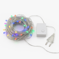 Гірлянда 80 LED (5 м, MIX, прозорий провід) 