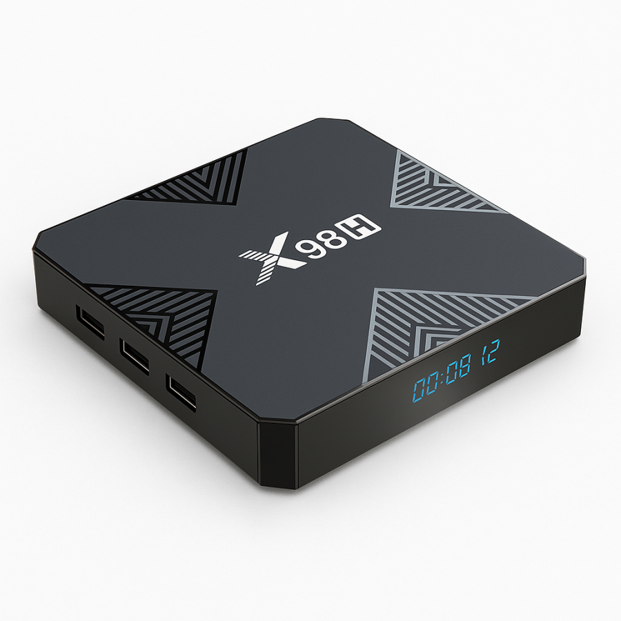 Смарт ТВ приставка X98H (Android 12, 4/32 ГБ, 4K, Wi-Fi 6, Bluetooth 5.0)