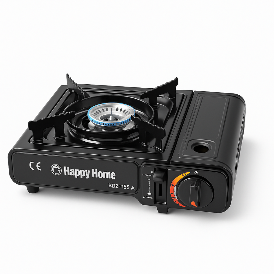Газовая плита-обогреватель Happy Home (в чемодане, портативная туристическая)