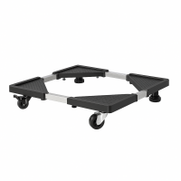 Передвижная подставка на колёсиках для стиральной машины и холодильника (регулируемая, усиленная)