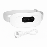 Умный тёплый пояс LY-880 с вибромассажем и подогревом (для снятия боли и спазмов)