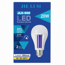 Світлодіодна аварійна лампа JIE LI SI JLS-898 20W з акумулятором, цоколь E27 