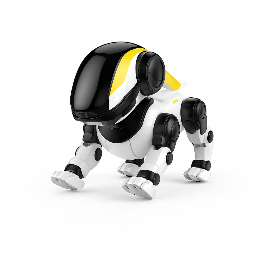 Интерактивный робот-собака Robot Dog LH-R1S — умная игрушка со световыми и звуковыми эффектами, управление пультом 2.4 ГГц
