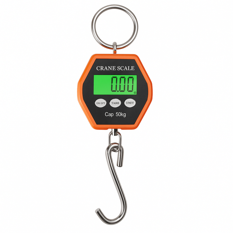 Весы-кантер электронные 50 кг с ЖК-дисплеем — подвесные цифровые весы с крючком
