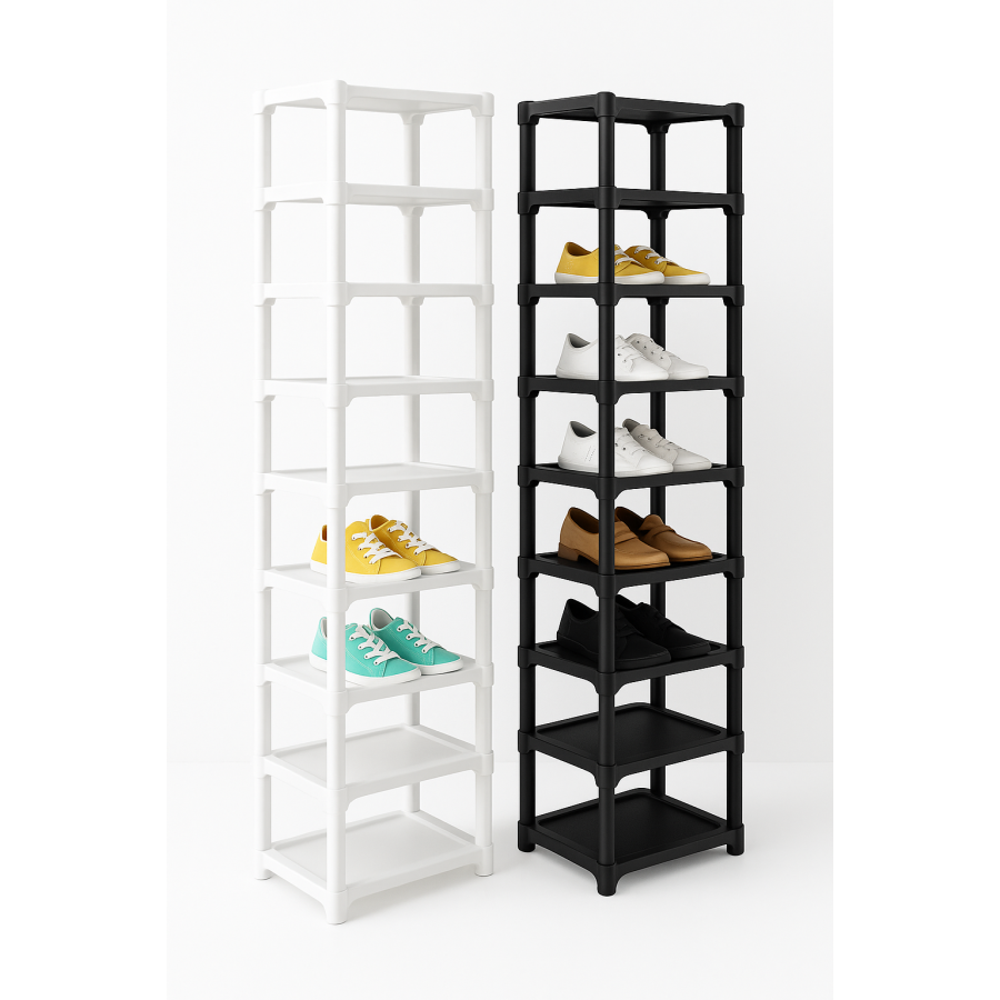 Обувница LY-1073 — многоярусная подставка для обуви, модульный стойкий органайзер