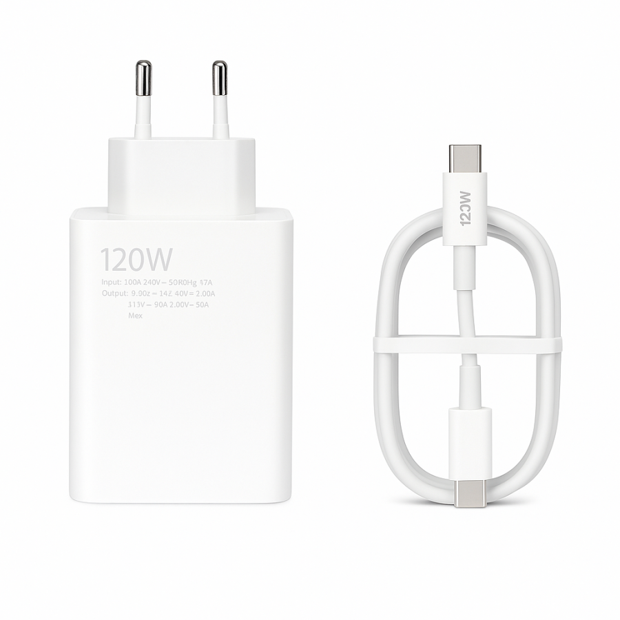 Мережевий зарядний пристрій 120W + кабель - швидке заряджання Plug 120 WAND
