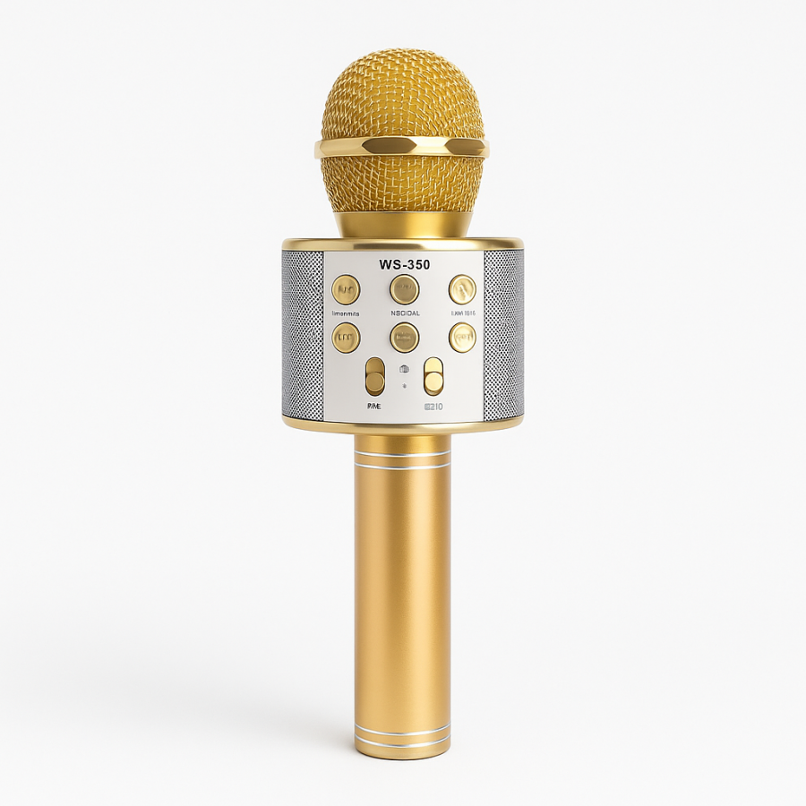 Караоке-микрофон WS-858 — беспроводной Bluetooth микрофон с динамиком