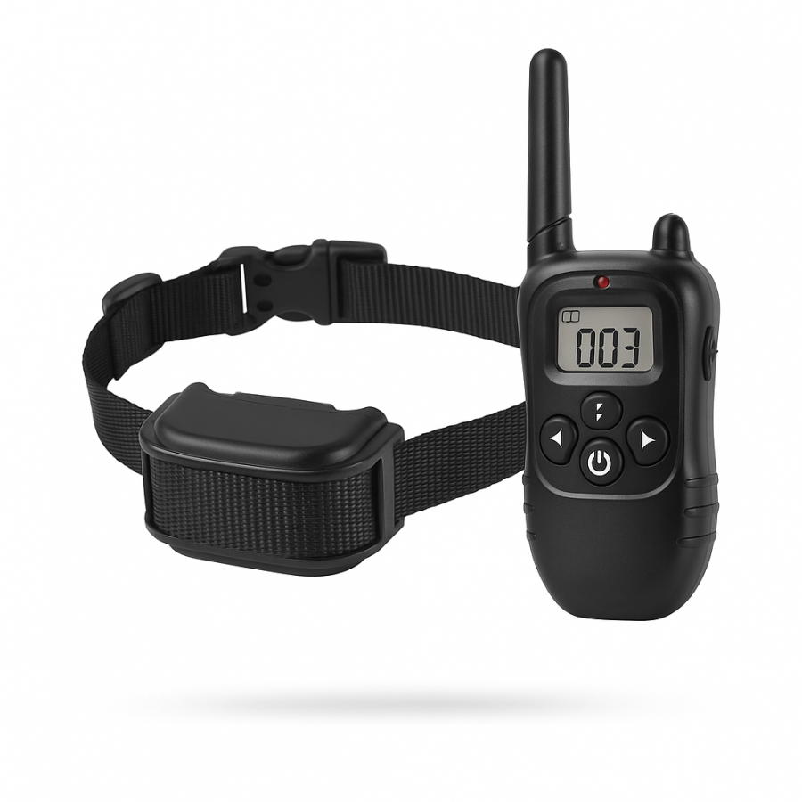 Электронный ошейник Dog Training PR5 — дистанционный обучающий ошейник с LCD-дисплеем и режимами вибро/звук