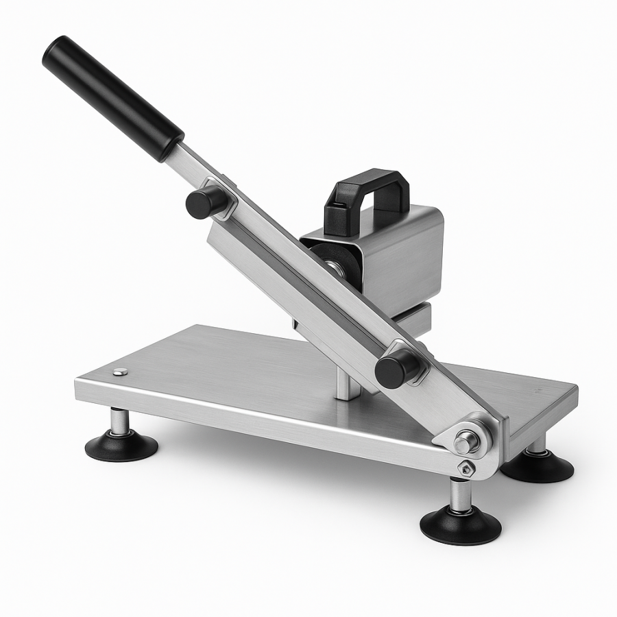 Ручной слайсер для мяса — ломтерезка для тонкой нарезки, металлический нож, регулируемая толщина