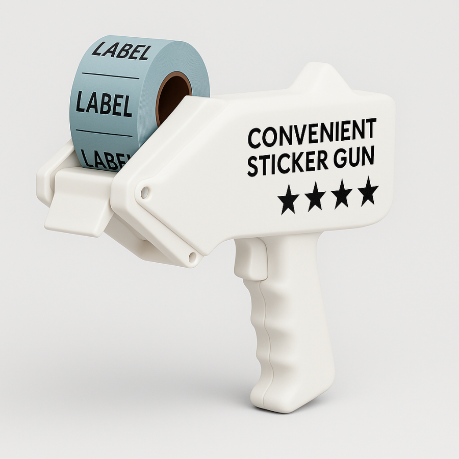 Диспенсер для стикеров Convenient Sticker Gun — автоматический аппликатор наклеек