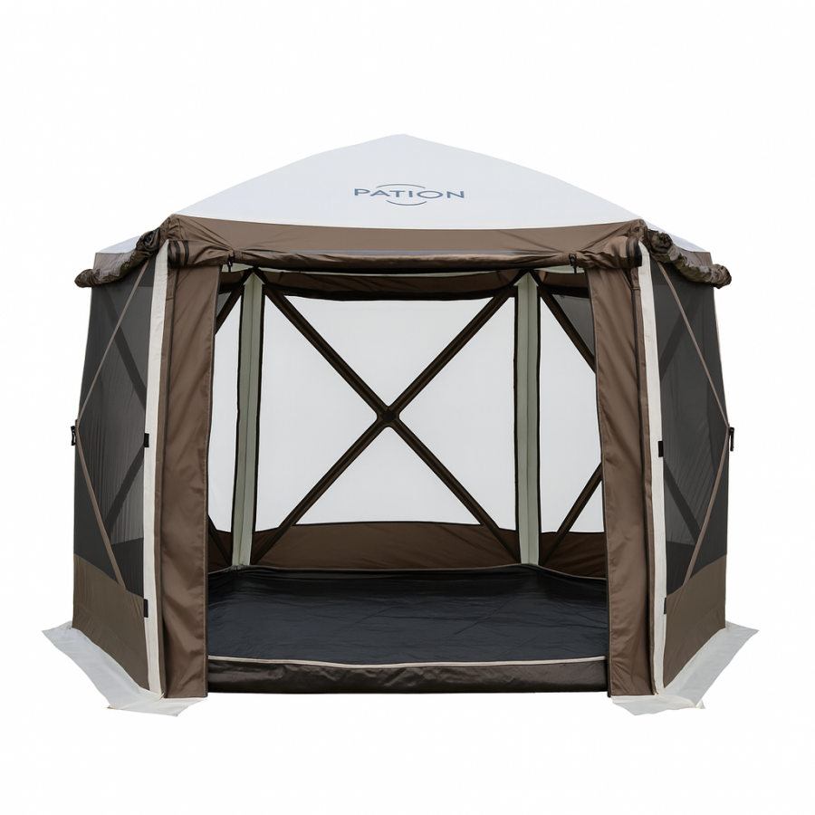 Шатер палатка автоматическая 360×300х215 см с полом, каркас 9.5 мм, 11.5 кг