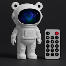 Ночник-проектор «Астронавт» з багатобарвною LED-проекцією та лазером, пульт ДК