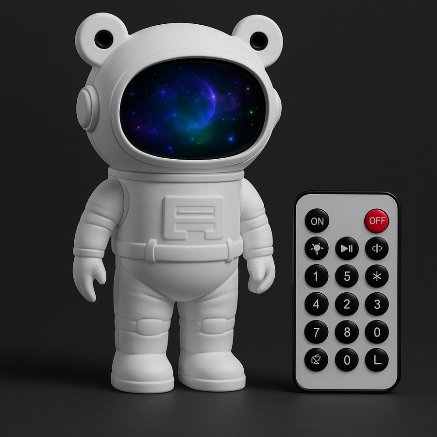 Ночник-проектор «Астронавт» с многоцветной LED-проекцией и лазером, пульт ДУ