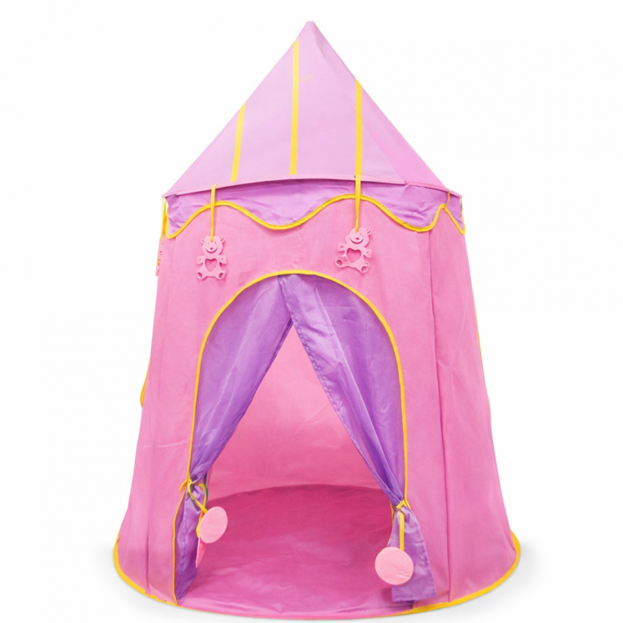Дитячий ігровий намет-будиночок “Замок принцеси” рожевий, 145 см