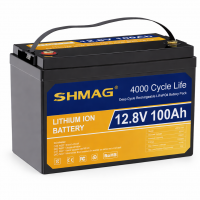 Литиевый аккумулятор SHMAG LiFePO4 12.8V 100Ah с BMS — для солнечных систем, ИБП и автономного питания