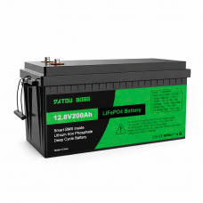 Акумулятор DATOU BOSS LiFePO4 12.8V 200Ah з BMS та Bluetooth — літієвий для ДБЖ та резервного живлення