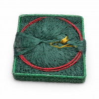 Раколовка гармошка 5,5 м, каркас 25×30 см, 12 входів, комірка 4 мм