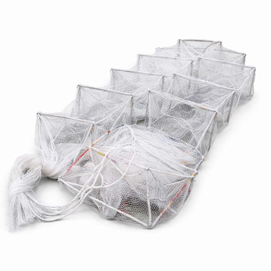 Посилена кордова раколовка 16 м (16 входів, 42×60 см, комірка 17 мм)