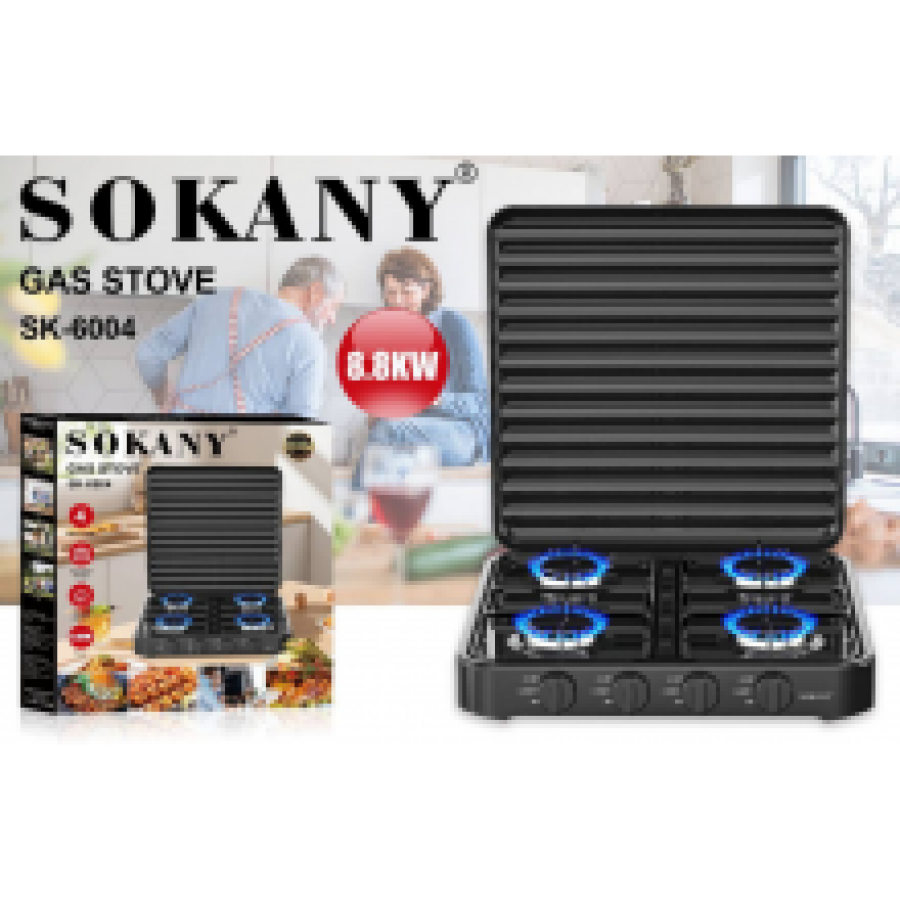 Плита газовая Sokany SK-6004