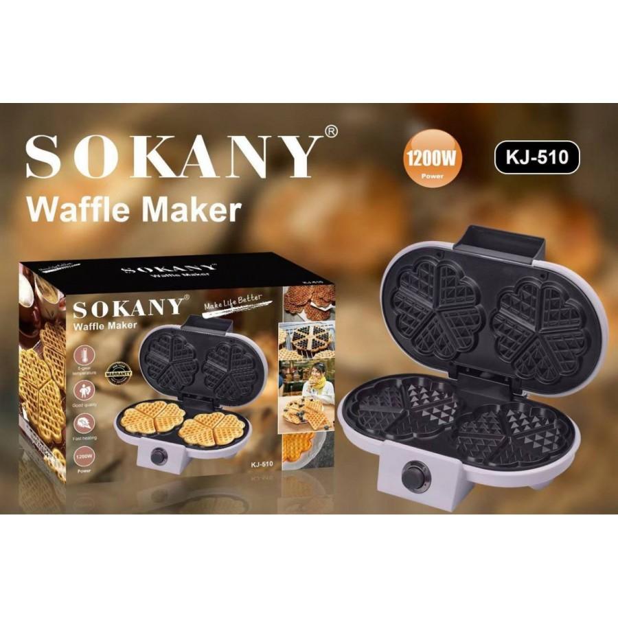 Вафельница для толс.вафель Sokany KJ-510