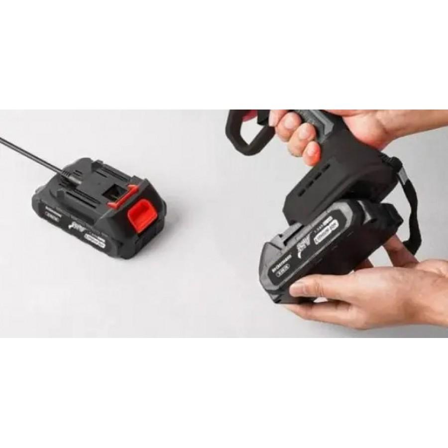 Акумуляторна пила 6" у валізі з 2 акумуляторами на 48 V