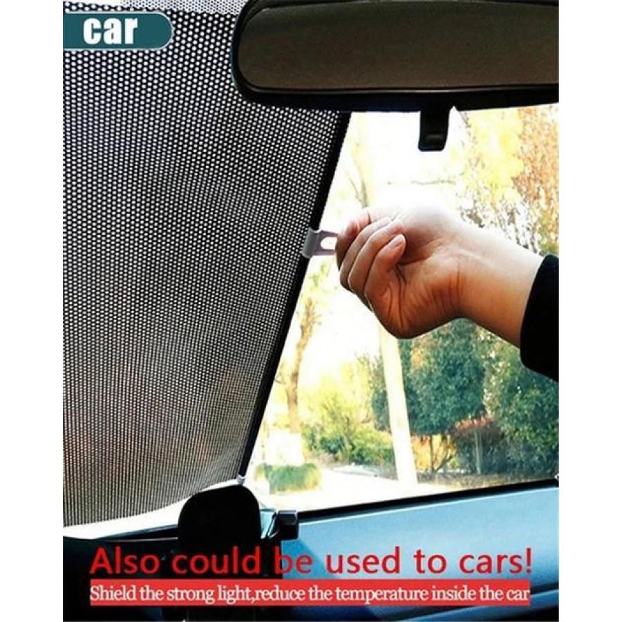 Солнцезащитная шторка на колесиках для спасильни кухни автомобиля 40х60см