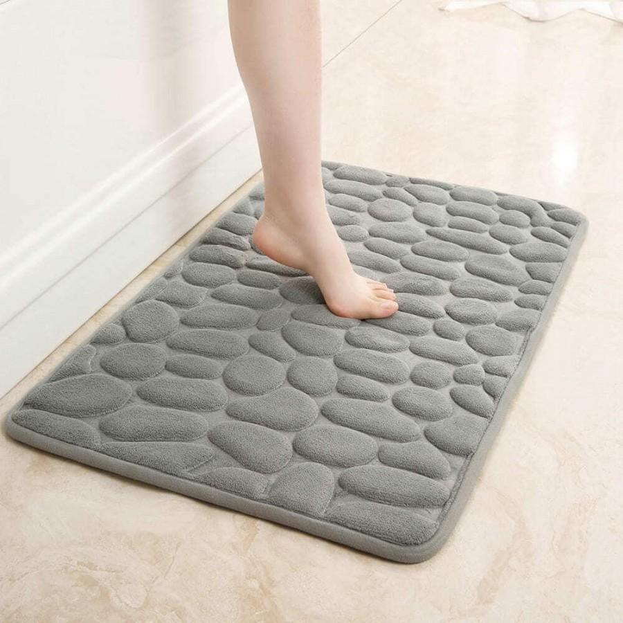 Антиковзний килимок у ванну з 3д ефектом каміння 40 х 60 см