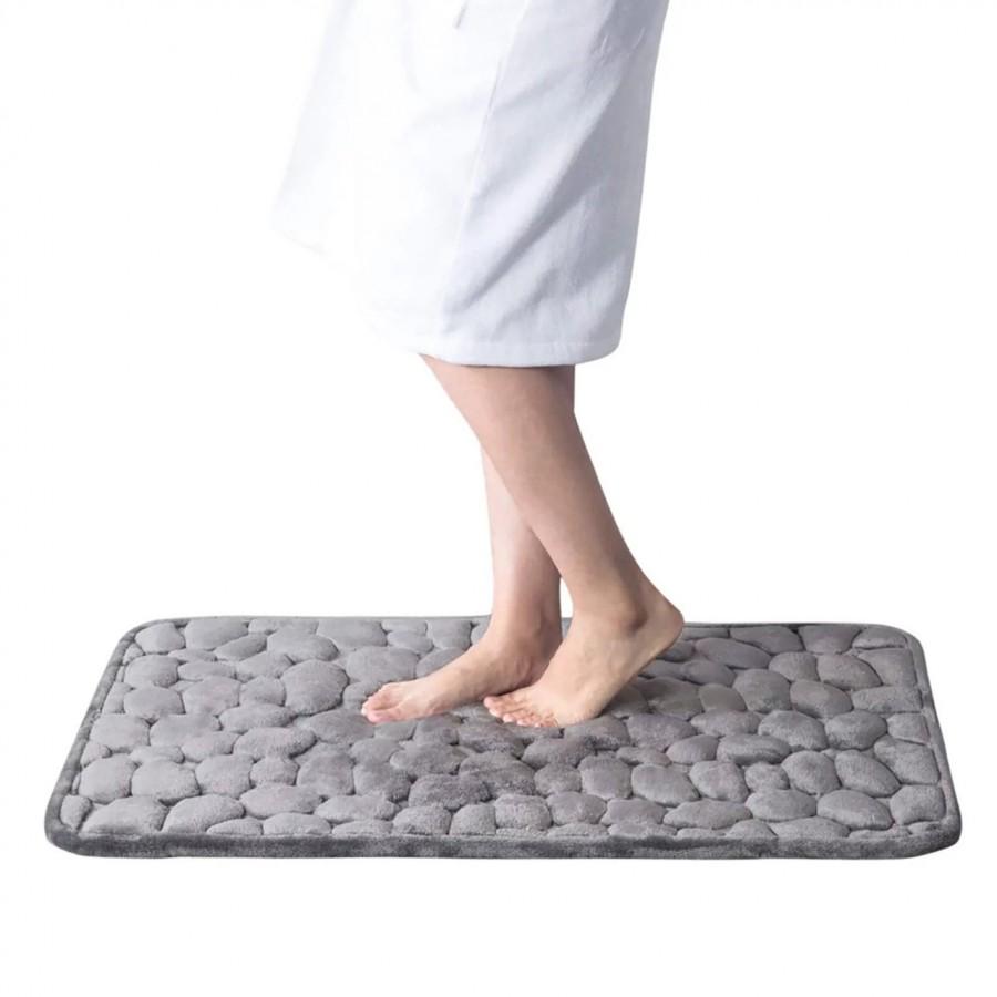 Антиковзний килимок у ванну з 3д ефектом каміння 40 х 60 см