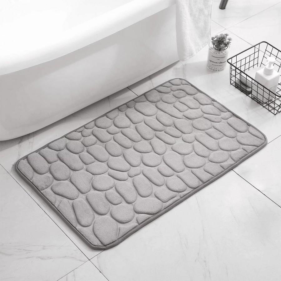 Антиковзний килимок у ванну з 3д ефектом каміння 40 х 60 см