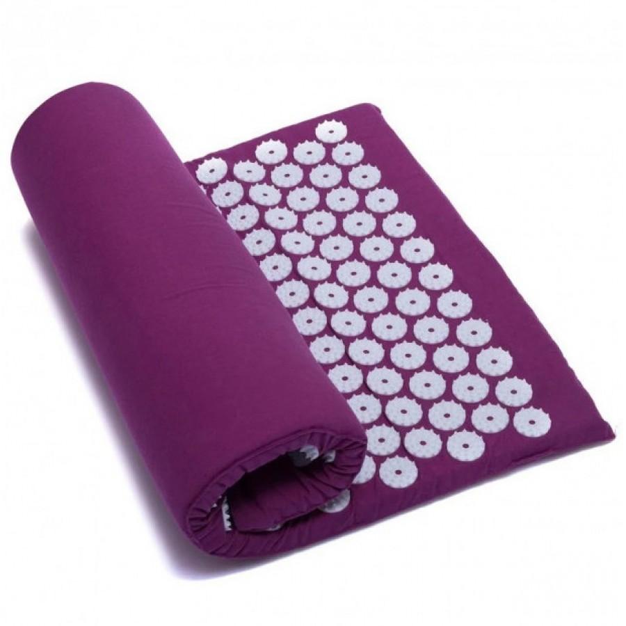 Коврик для акупунктурного массажа Acupressure Mat Фиолетовый