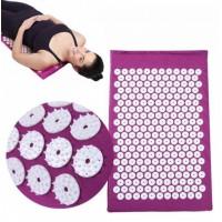 Коврик для акупунктурного массажа Acupressure Mat Фиолетовый
