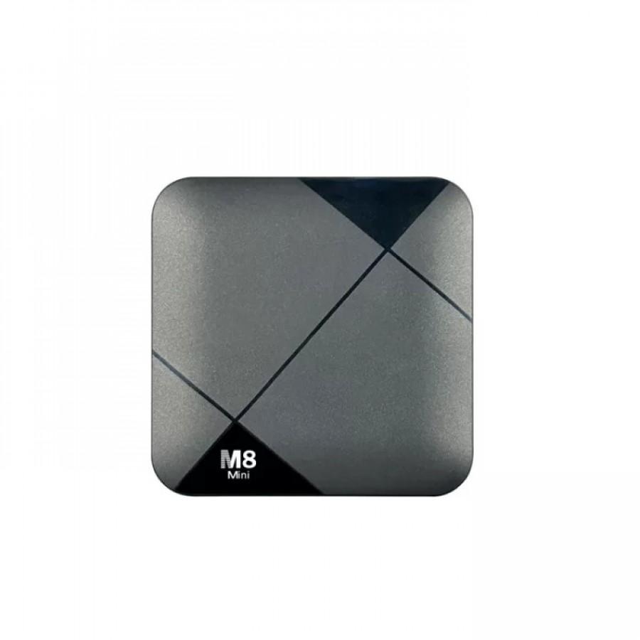 Игровая консоль приставка для телевизора M8 mini 4K Android ТВ с встроенным эмулятором ретро игр и джойстиками