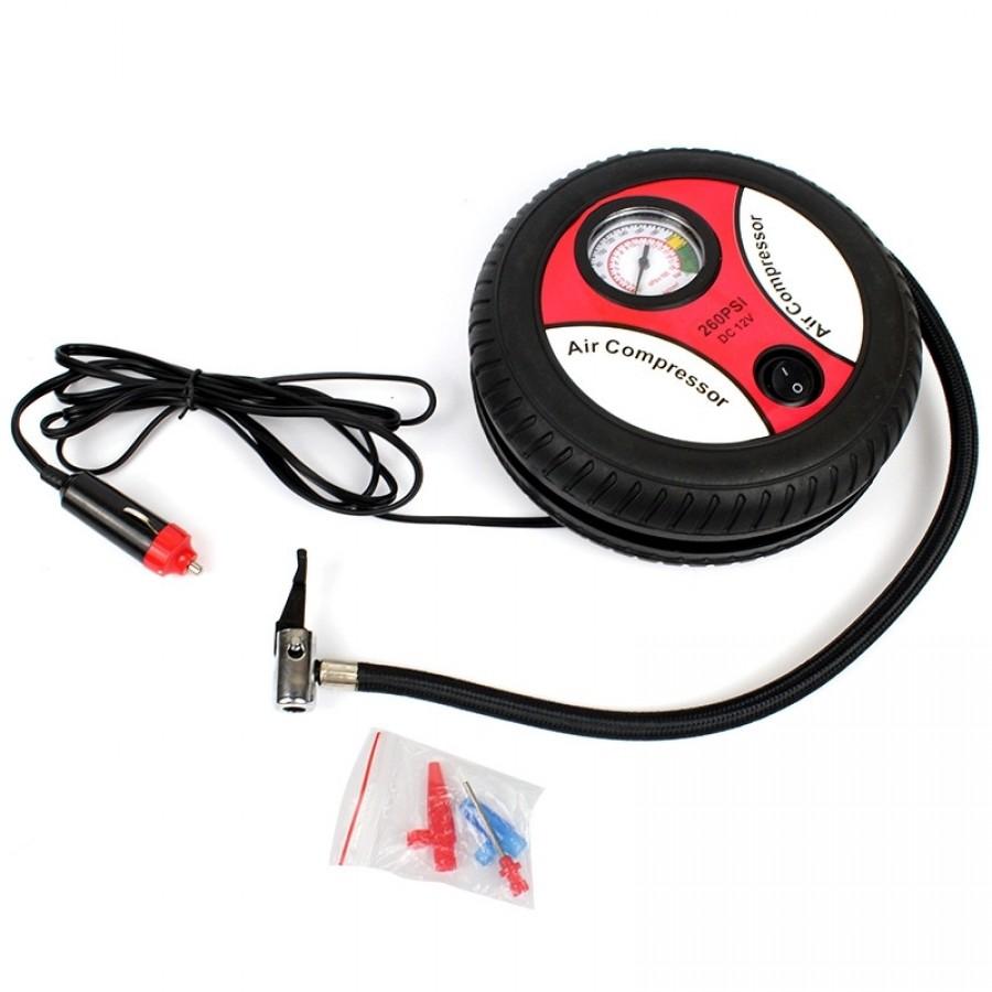 Компресор автомобільний Mini Air Compressor для колеса DC12V