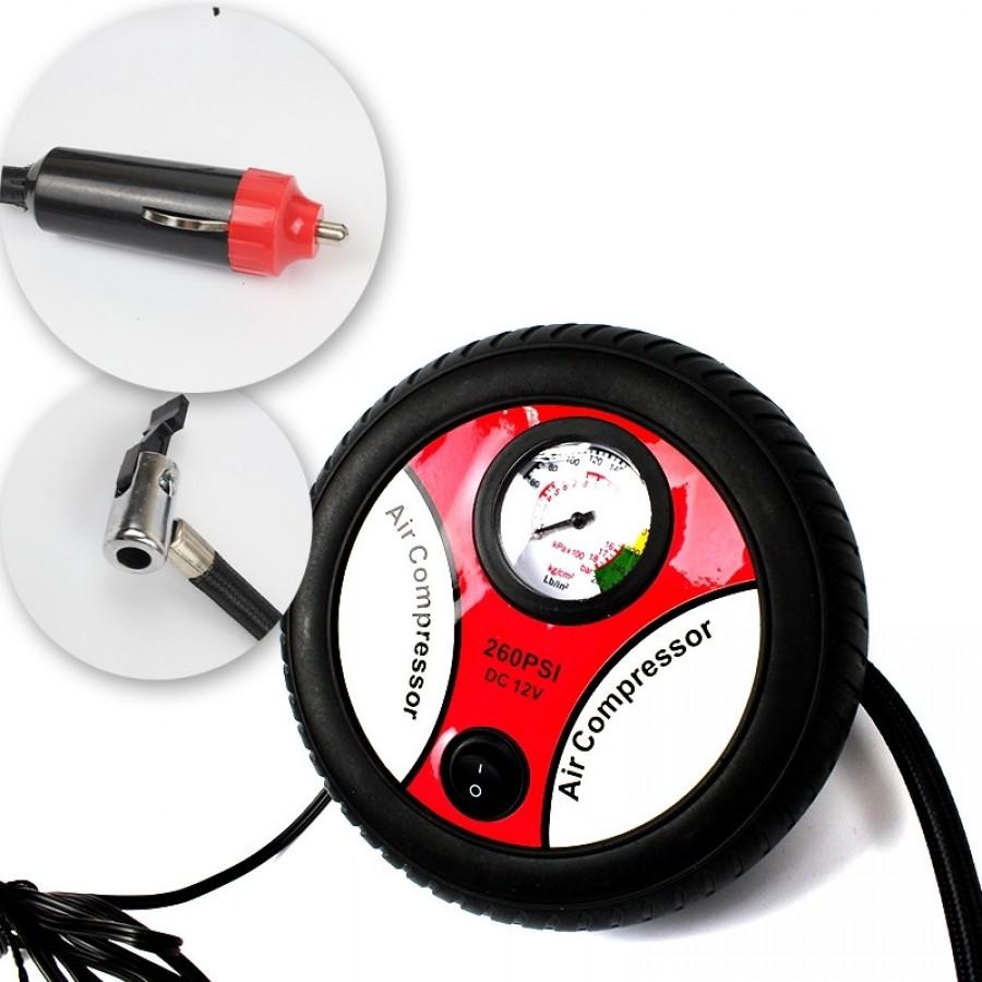 Компресор автомобільний Mini Air Compressor для колеса DC12V