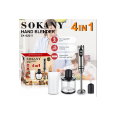 Занурювальний блендер із чашею 4 в 1 SOKANY SK-02011, 800 Вт