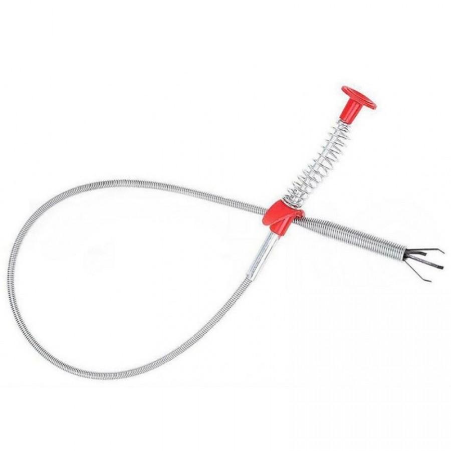 Трос кіготь щуп для чищення труб раковини ванн каналізації зі щипцями