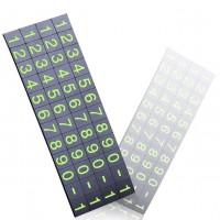 Тимчасова картка паркінгу з номером телефона на панель авто KartLine чорна