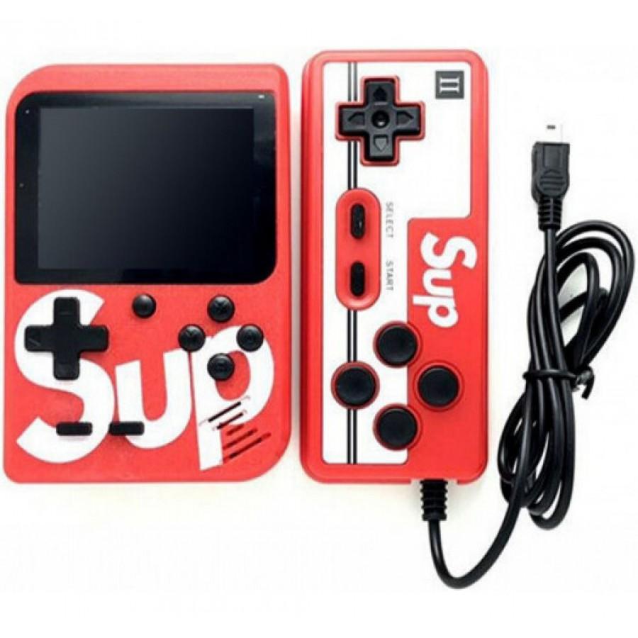 Портативная игровая приставка Sup 400 игр Game Box с джойстиком Красная