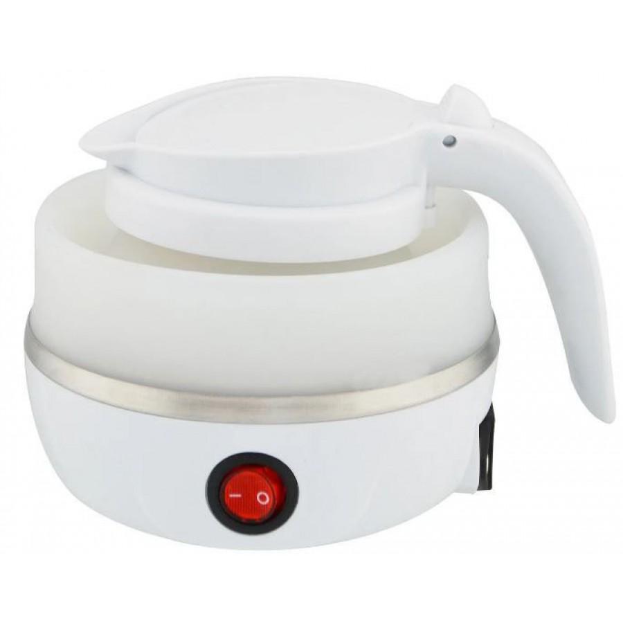 Складной силиконовый электрочайник Silicon Kettle 0,6 ml Белый