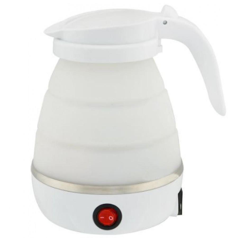 Складной силиконовый электрочайник Silicon Kettle 0,6 ml Белый